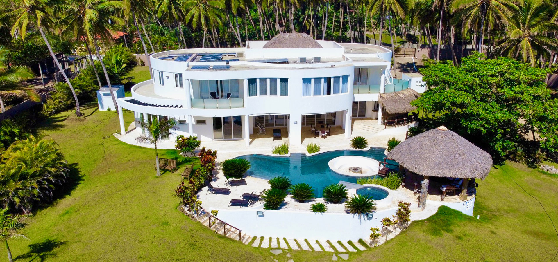 Modern beachfront mansion for sale